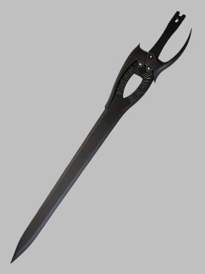 Peerless Black Sword (Stainless Steel), blunt blade, unsharpened.