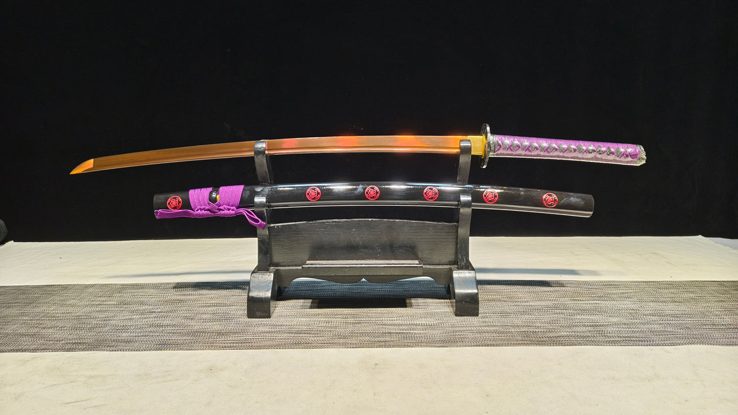 Bauhinia（Spring steel quenched purple）katana