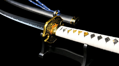 Yamato Katana, Devil May Cry 5 Vergil Sword, Full Tang 5160 Spring Steel Forged Sharp Blade