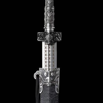 Chu Sword — Frost Spirit (Forged Manganese Steel)楚剑～霜魄