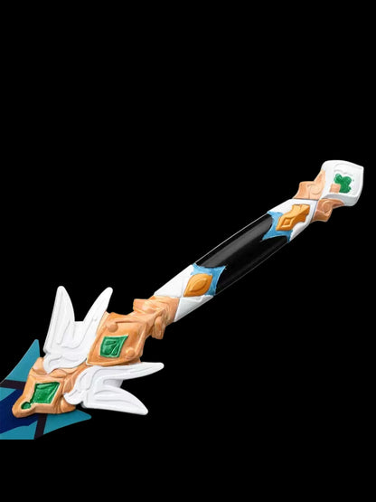 Honkai Star Rail Yanqing Flying Sword Stainless Steel Cosplay Weapon, Unsharpened Replica Prop for Collection & Cosplay