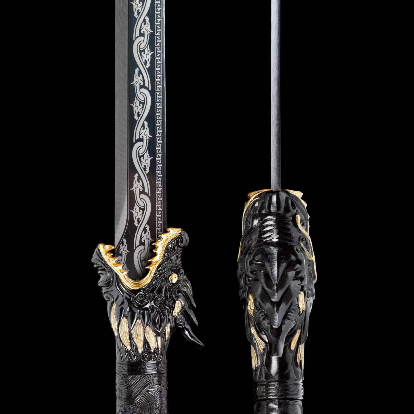 Dragon Scale Warblade (Forged from High-Manganese Steel)龙鳞战刃