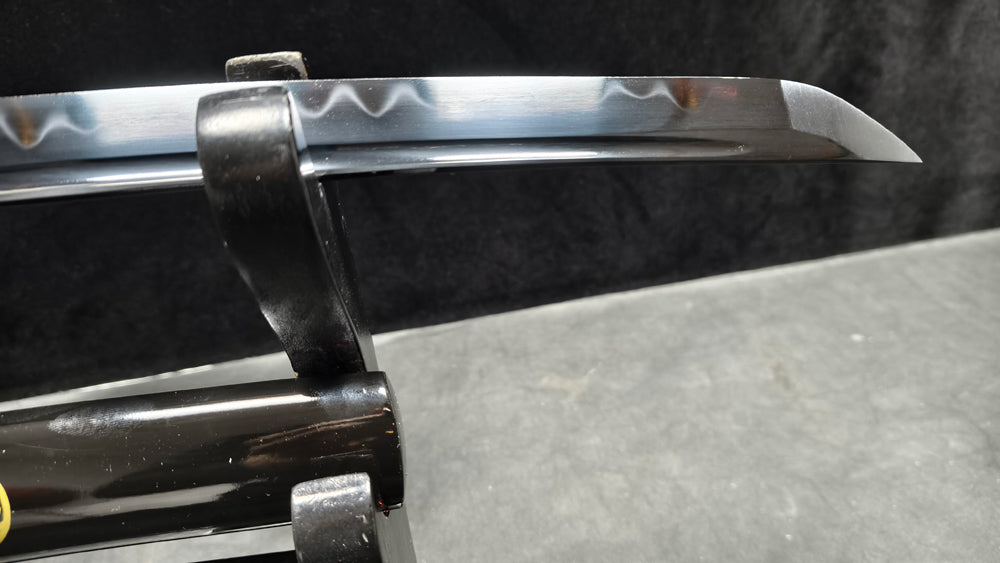Destruction（T10 earth covered burning blade, quenched black）katana