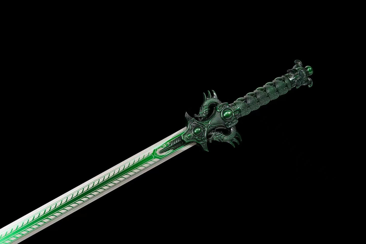 Dragon King Sword Green Sword of Good Luck 龙皇战剑