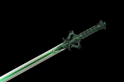 Dragon King Sword Green Sword of Good Luck 龙皇战剑