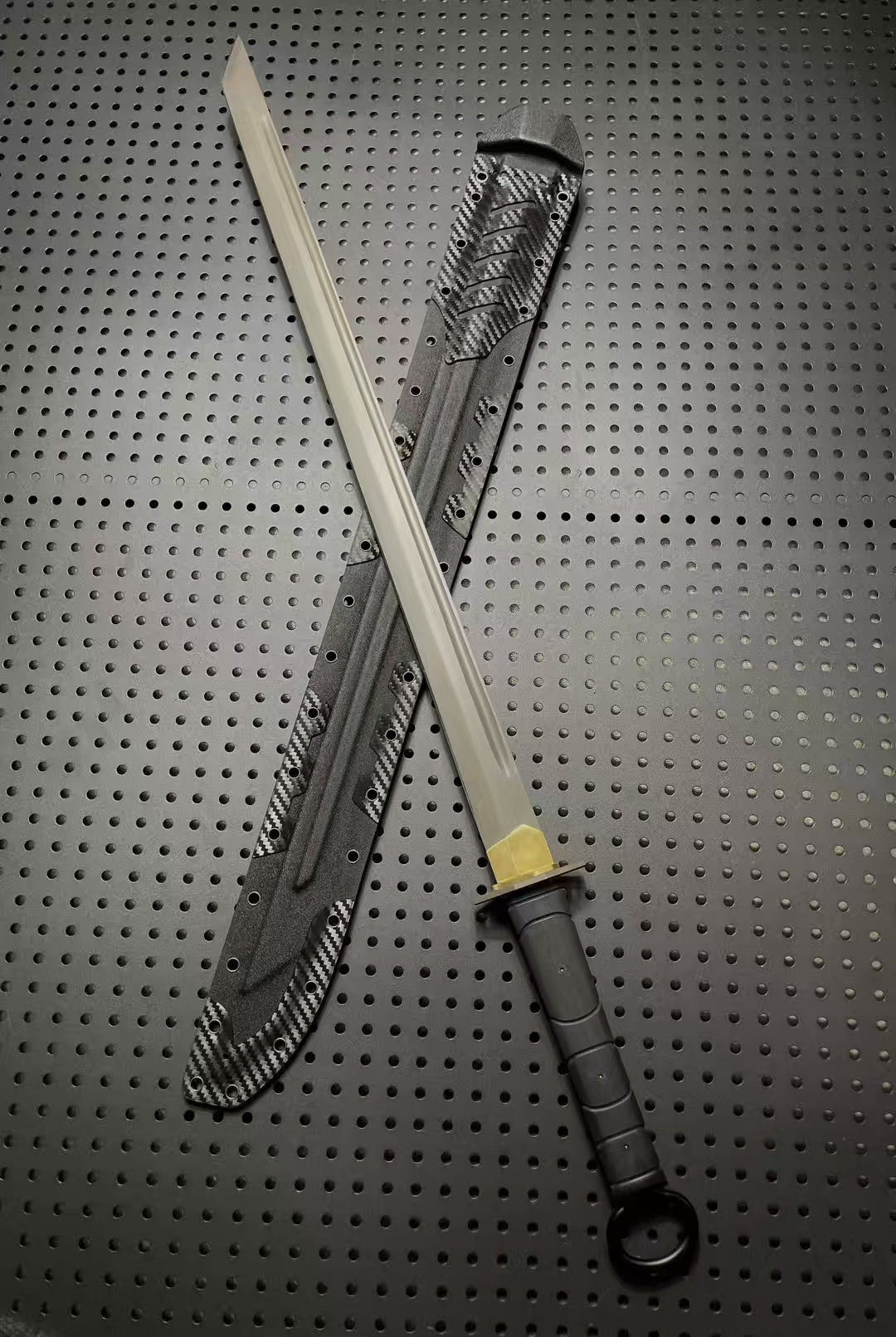 Tactical ring hand real knife