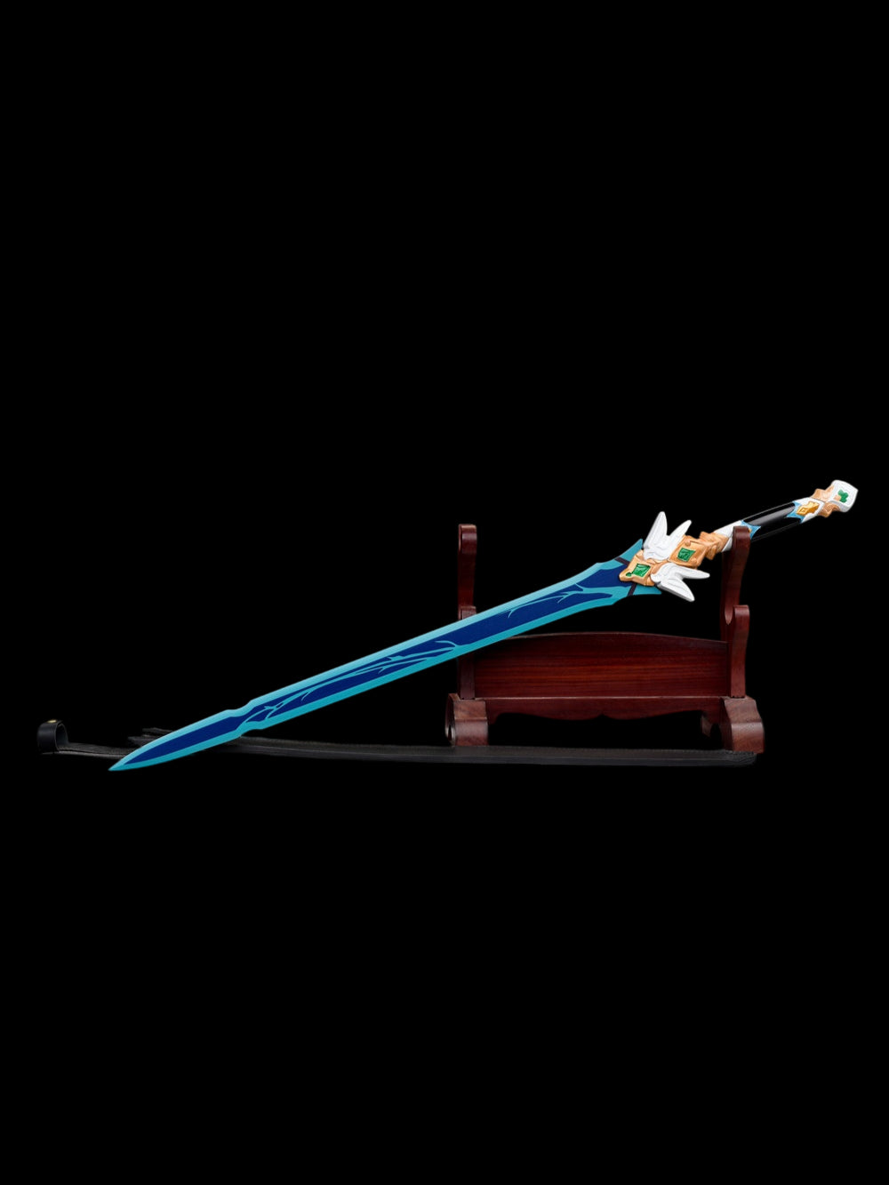 Honkai Star Rail Yanqing Flying Sword Stainless Steel Cosplay Weapon, Unsharpened Replica Prop for Collection & Cosplay