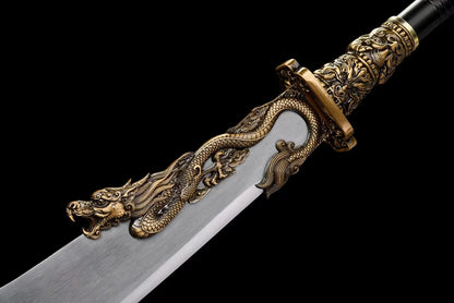 Qinglong broadsword with short handle 青龙大刀短柄款