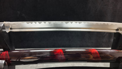 red feather warrior（Medium carbon steel forging process）katana