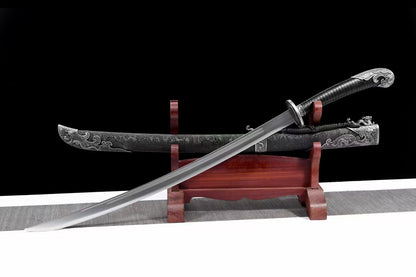 Waist knife dragon knife游龙雁翎刀二代