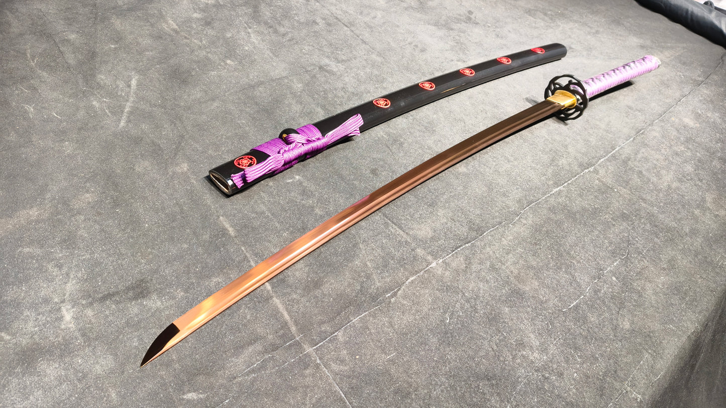 Bauhinia（Spring steel quenched purple）katana