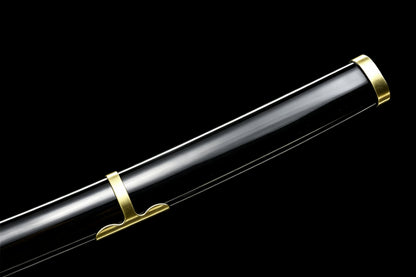 Yubashiri Katana, One Piece Roronoa Zoro Sword, Full Tang 1095 High Carbon Steel Forged Sharp Blade