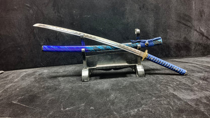 Blue Venerable（Spring steel forging process）katana,(B41)