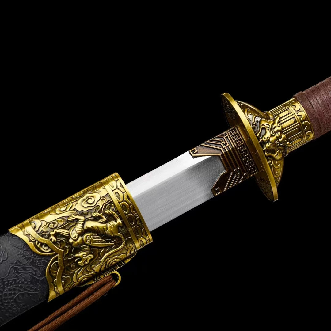 Waist knife dragon tiger broadsword龙虎大刀