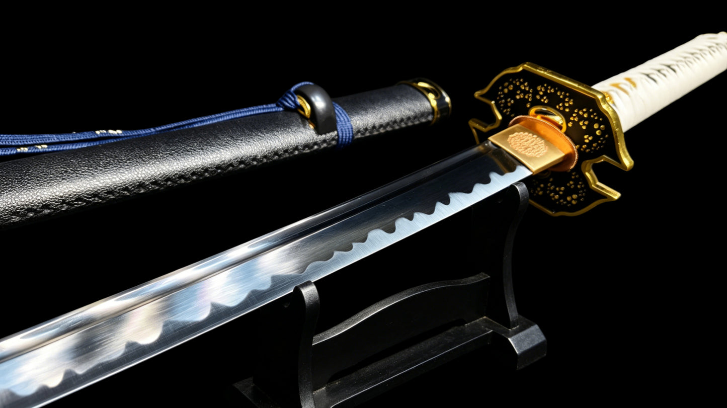 Yamato Katana, Devil May Cry 5 Vergil Sword, Full Tang 5160 Spring Steel Forged Sharp Blade
