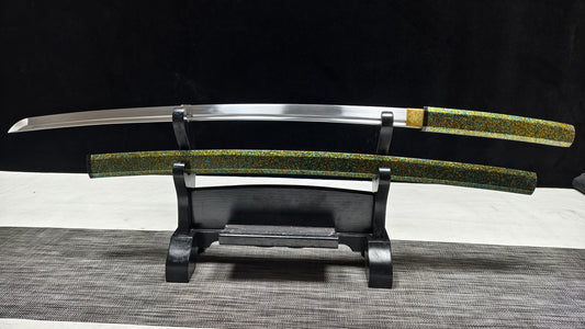 Colorful(Spring steel forging process) Katana Iai six corners