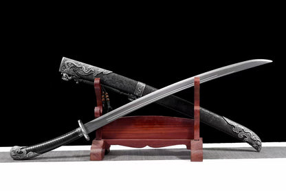 Waist knife dragon knife游龙雁翎刀二代