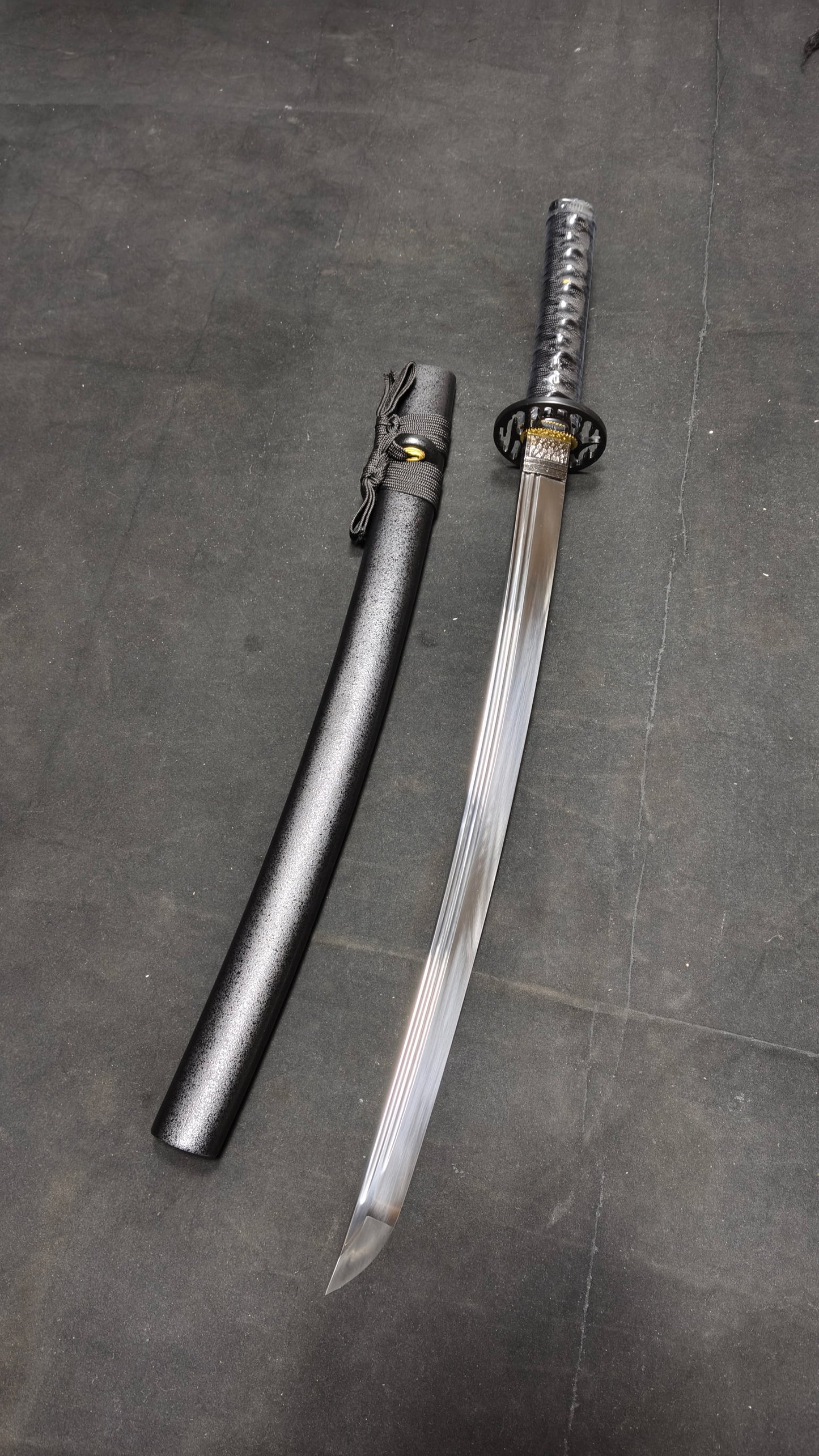 knife warrior（spring steel forged）extremely sharp,katana ,short knife