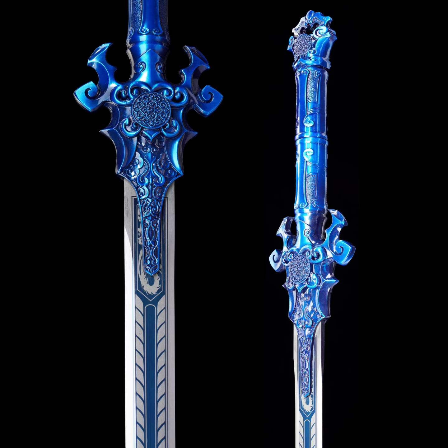 Demon Sword ~ Azure (Forged from High Manganese Steel)幽蓝