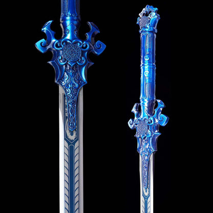 Demon Sword ~ Azure (Forged from High Manganese Steel)幽蓝