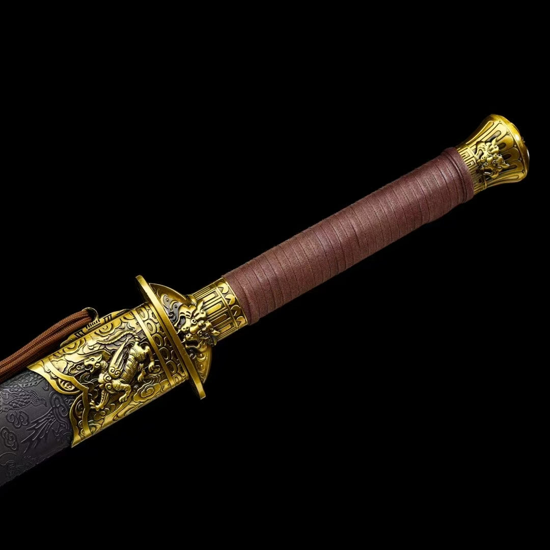 Waist knife dragon tiger broadsword龙虎大刀