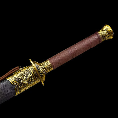 Waist knife dragon tiger broadsword龙虎大刀