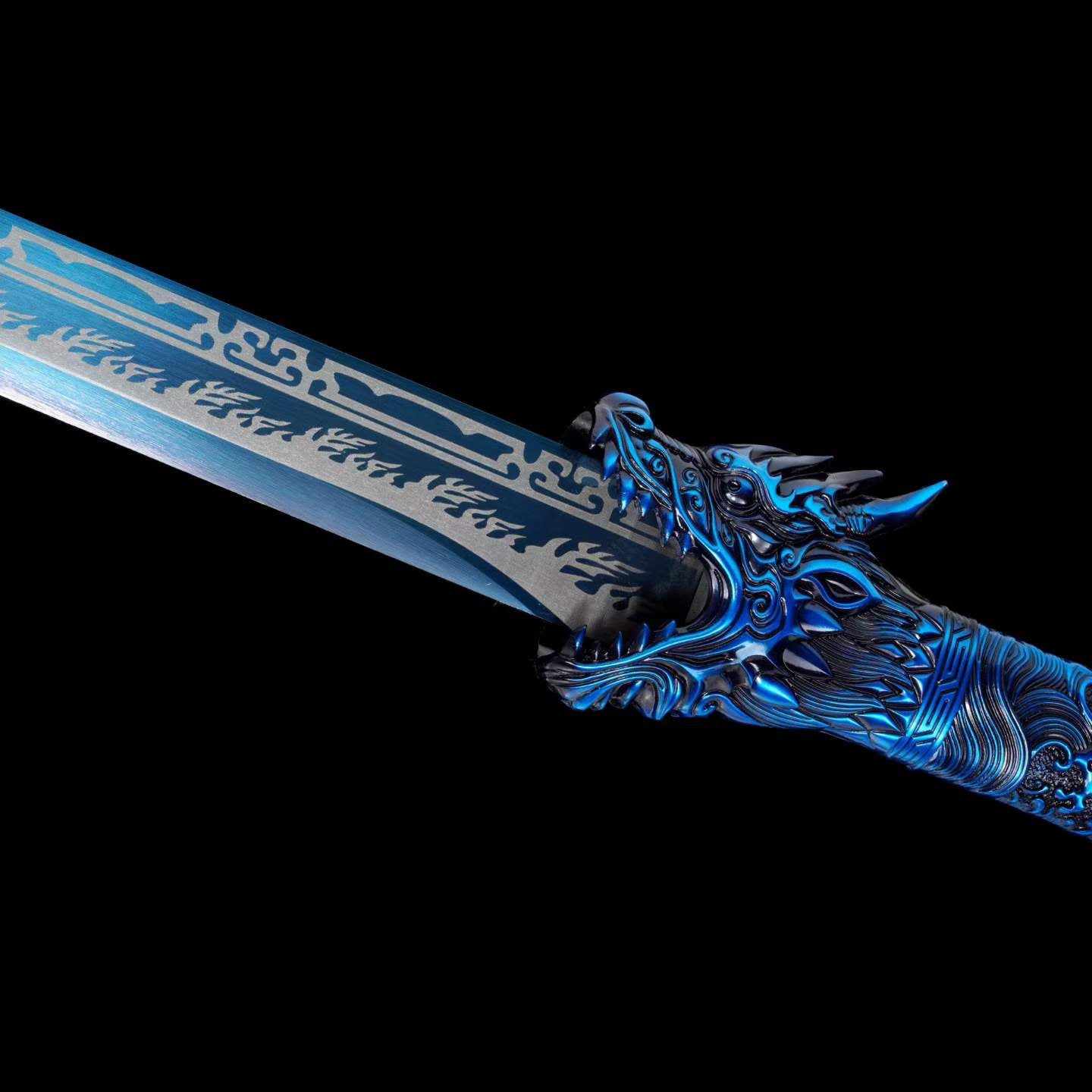 Imperial Blue (forged from high manganese steel)帝青