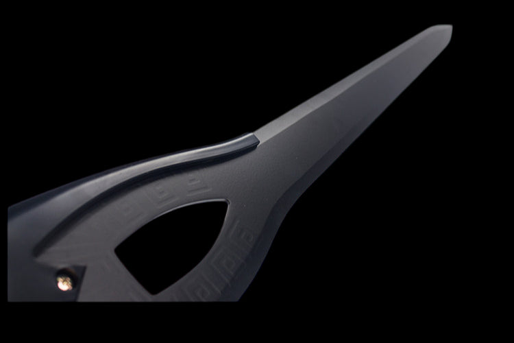 Peerless Black Sword (Stainless Steel), blunt blade, unsharpened.