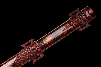 New Great Yue King Sword-Red Lucky Sword-大越王剑