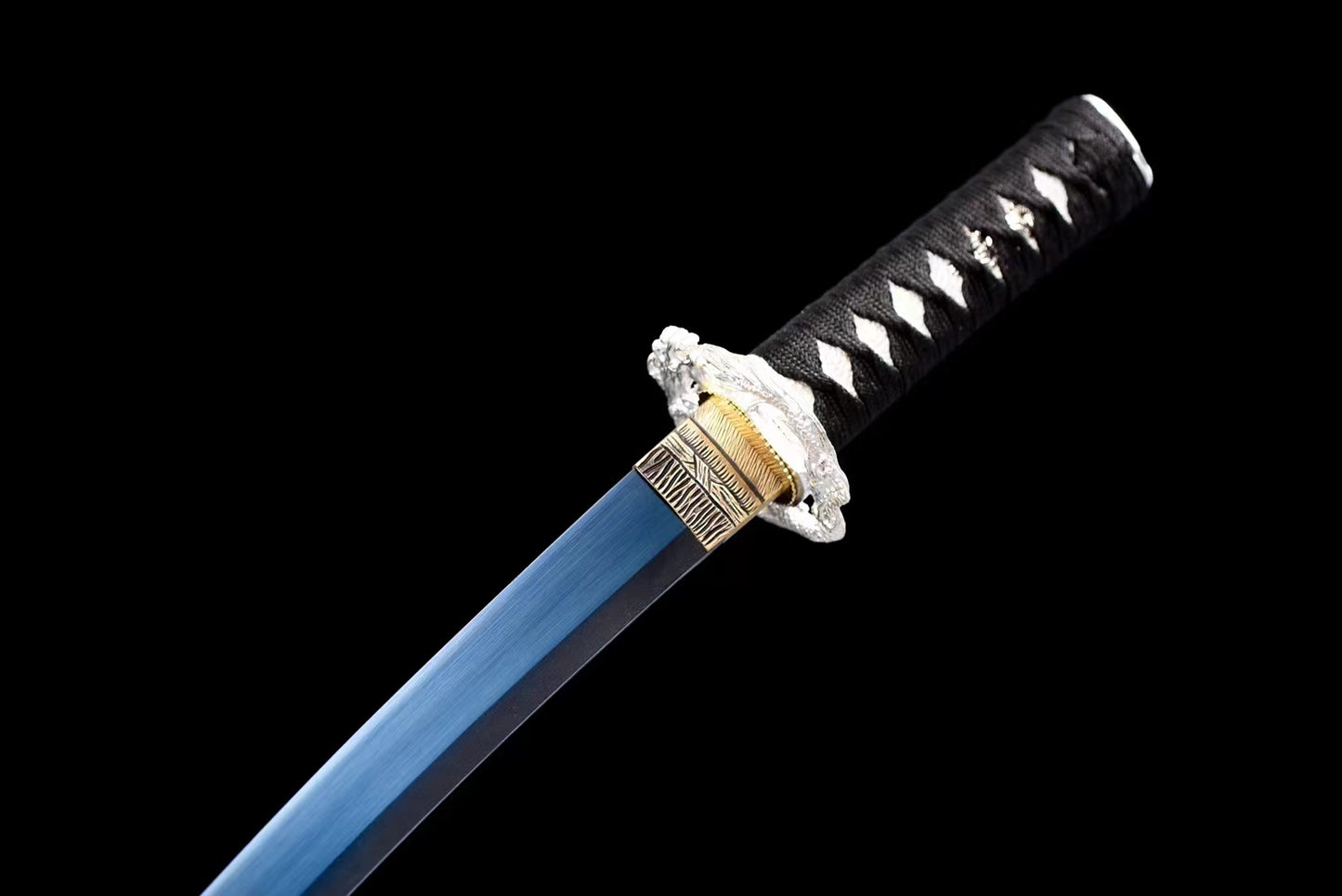 sssangyong（High temperature blueing process of manganese steel）katana,Short knife