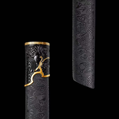 Dragon Scale Warblade (Forged from High-Manganese Steel)龙鳞战刃