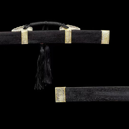 Waist knife Tang sword reverse blade腰刀唐刀反刃黑色款
