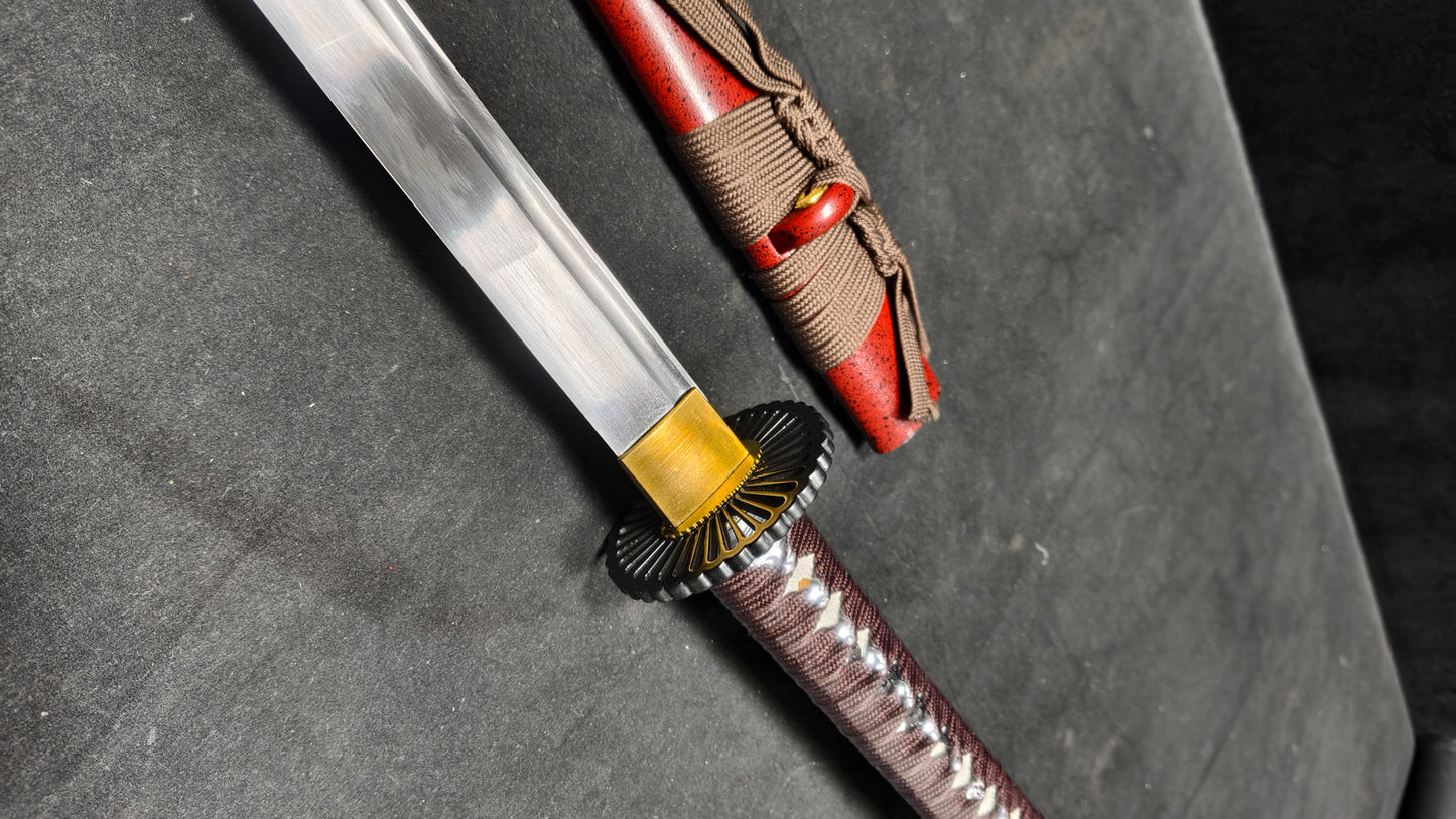 red warrior（Medium carbon steel forging process）katana,