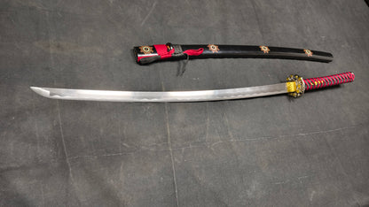 red devil(spring steel forged) very sharp,katana