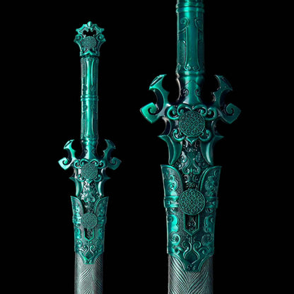 Demon Sword ~ Azure Flame (Forged from High Manganese Steel)青炎