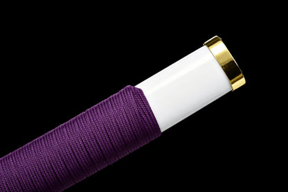 Nidai Kitetsu Katana, One Piece Roronoa Zoro Sword, Full Tang 1095 High Carbon Steel Forged Sharp Blade