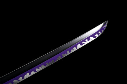 Enma Katana, Roronoa Zoro One Piece Sword, Full Tang 1095 High Carbon Steel Forged Sharp Blade