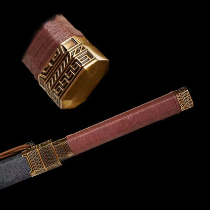 Anime God-Slaying Star Blade  Curved God-Slaying Blade - Red Soul赤魂