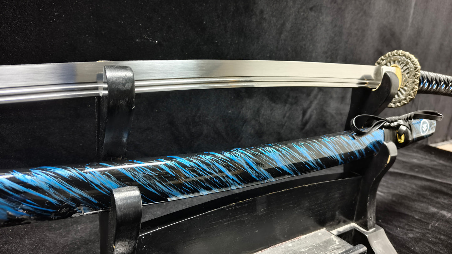 （Spring steel forging process） katana  (C58)
