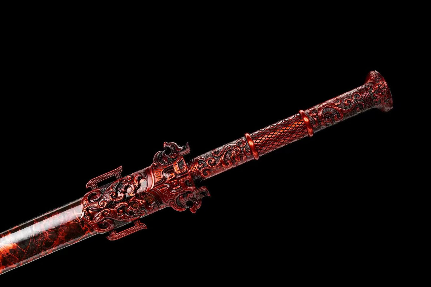 New Great Yue King Sword-Red Lucky Sword-大越王剑