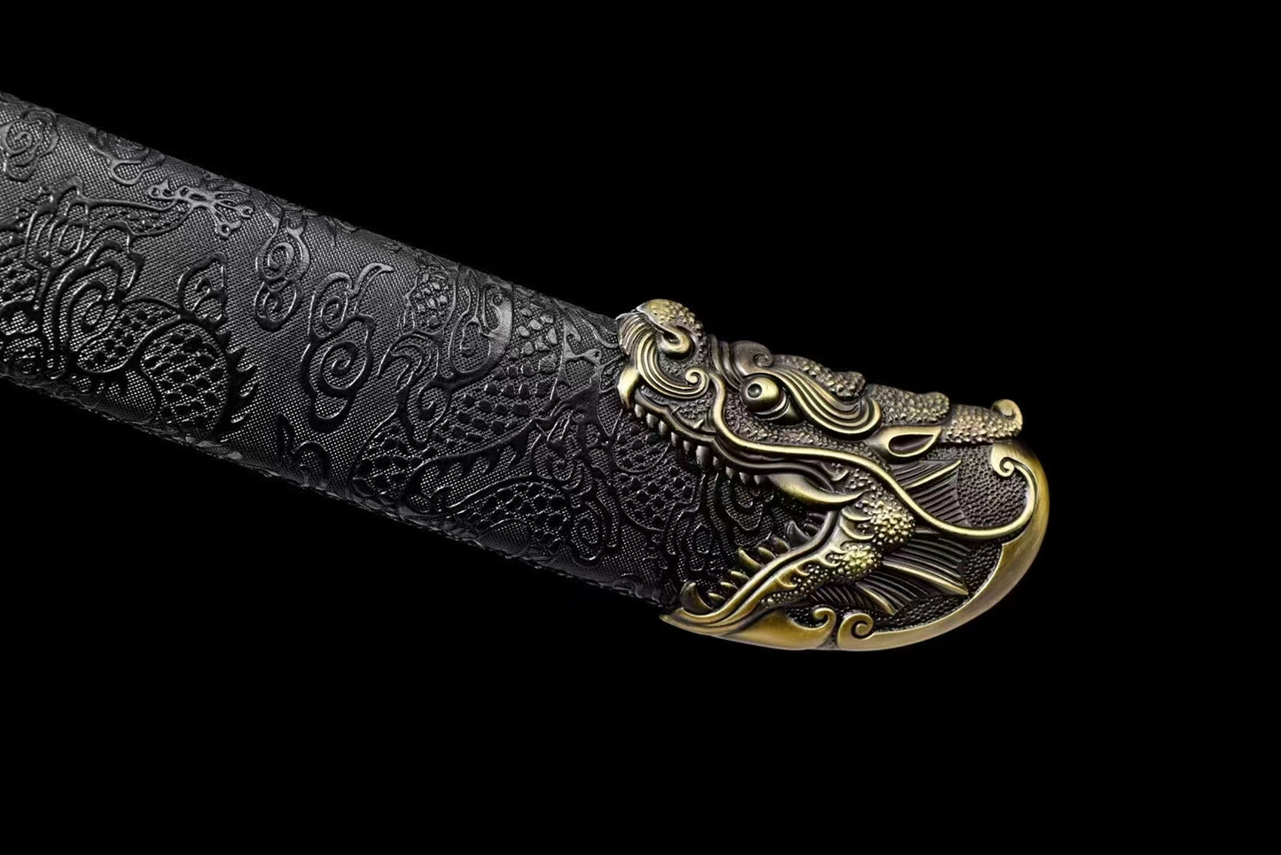 Dragon head integrated handle waist knife goose feather knife安雁翎刀