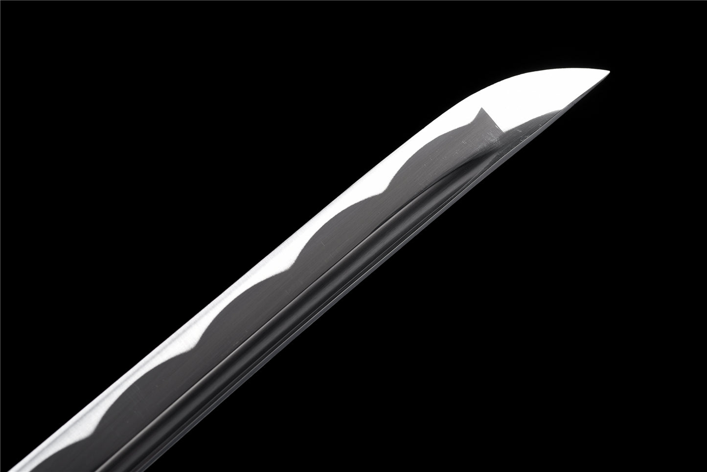 Elden Ring Moonveil Katana, Tarnished Player Legend Magic Samurai Sword, Full Tang Forged 5160 Spring Steel Sharp Blade, 106cm Full Size Solid Wood Handle Alloy Fittings Solid Wood Leather Wrapped Scabbard for Cutting Training Cosplay Collection