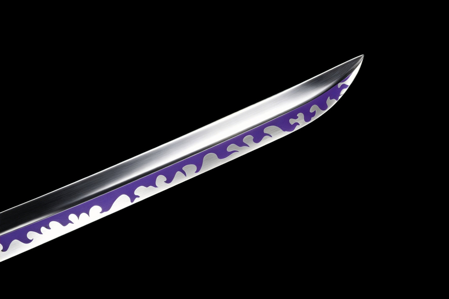 Nidai Kitetsu Katana, One Piece Roronoa Zoro Sword, Full Tang 1095 High Carbon Steel Forged Sharp Blade