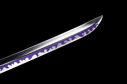 Nidai Kitetsu Katana, One Piece Roronoa Zoro Sword, Full Tang 1095 High Carbon Steel Forged Sharp Blade