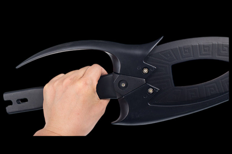 Peerless Black Sword (Stainless Steel), blunt blade, unsharpened.