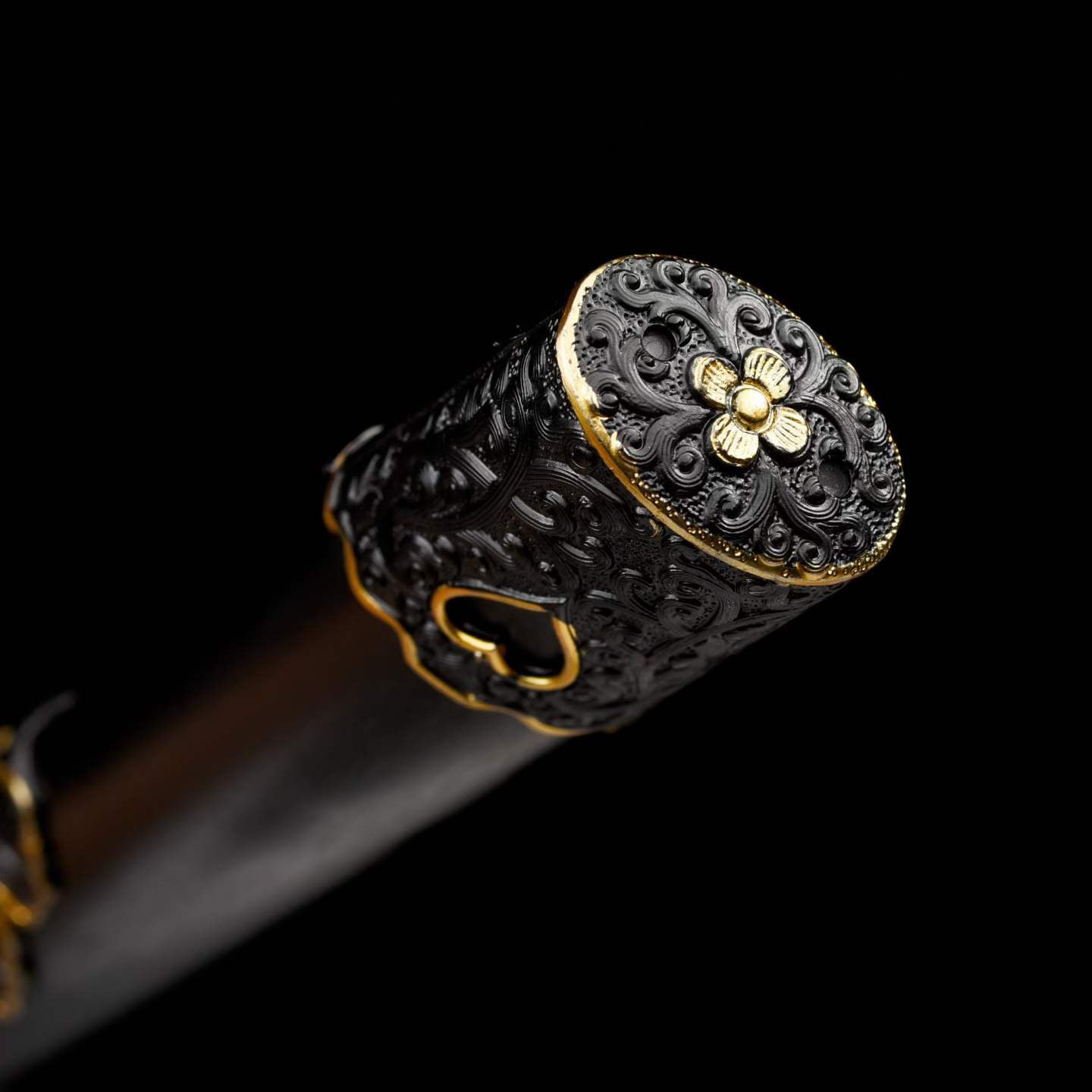 Luoying Ding Baiying Yanling Dao, Full Tang Sharp Blade, High‑Manganese Steel, Premium Dragon‑Phoenix Hardwood Handle & Scabbard, Movie Replica Wuxia Collectible Sword