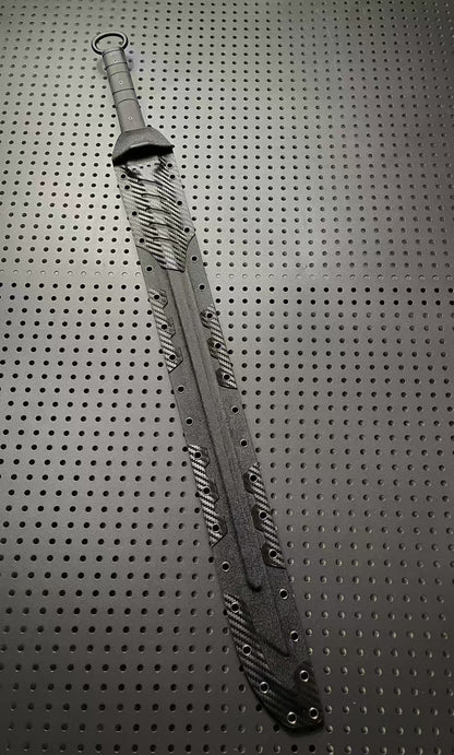 Tactical ring hand real knife
