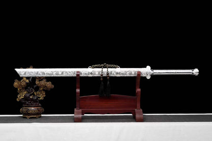 Black Gold Ancient Blade ~ Fuxue (Forged Manganese Steel)拂血