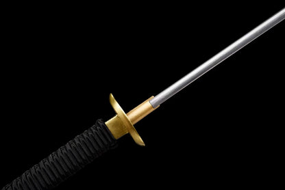 Tang Dao [Black] Patterned Steel Forging Process铜装唐刀【黑色款】