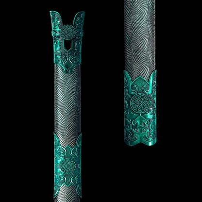 Demon Sword ~ Azure Flame (Forged from High Manganese Steel)青炎